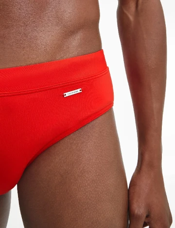 Slip de baie Calvin Klein, rosu Rosu