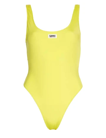 Costum de baie Tommy Jeans, galben