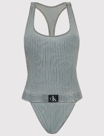 Costum de baie Calvin Klein, gri Gri