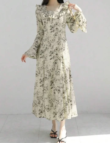 Rochie medie Dazy, crem Crem