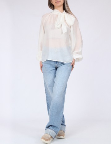 
						Bluza Jacqueline de Yong, alb