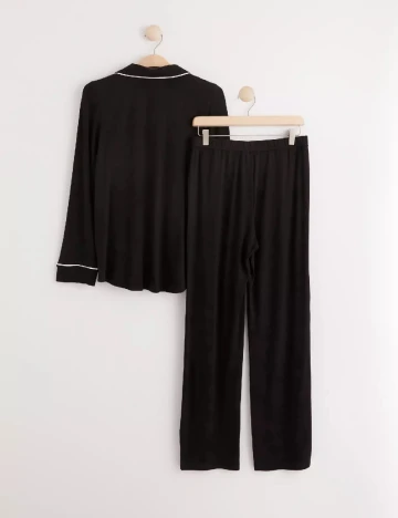 Pijama LINDEX, negru Negru