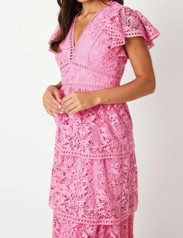 Rochie medie Coast, roz
