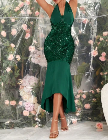 Rochie medie SHEIN, verde Verde