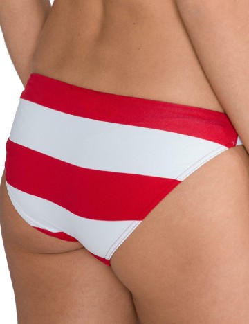 Chilot de  baie Tommy Hilfiger, alb/rosu