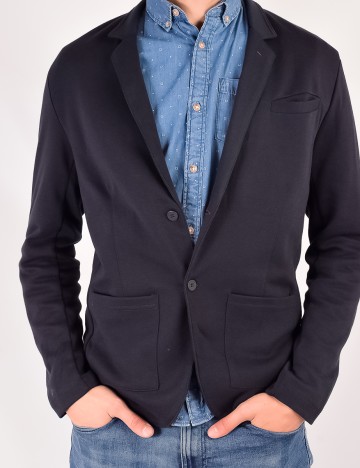 Sacou Jack&Jones, bleumarin inchis, L