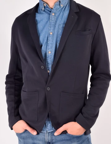 Sacou Jack&Jones, bleumarin inchis, L