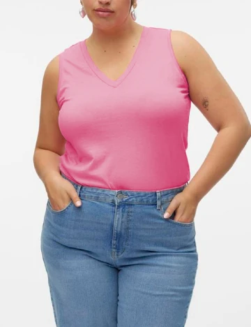 Maiou Vero Moda Curve, roz Roz