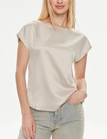 Tricou Vero Moda, crem