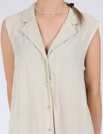 Rochie medie Vero Moda, crem