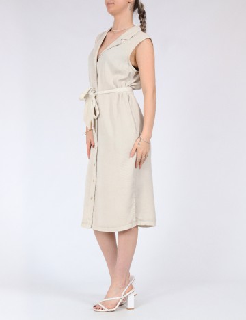 Rochie medie Vero Moda, crem