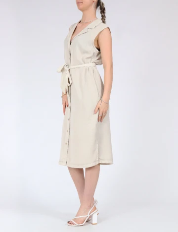 Rochie medie Vero Moda, crem