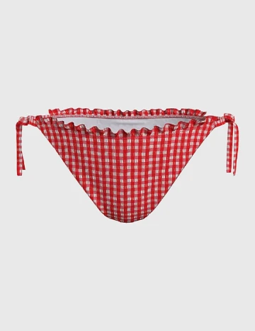 Chilot de baie Tommy Hilfiger, alb/rosu