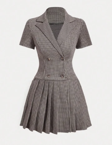 Rochie scurta SHEIN, maro