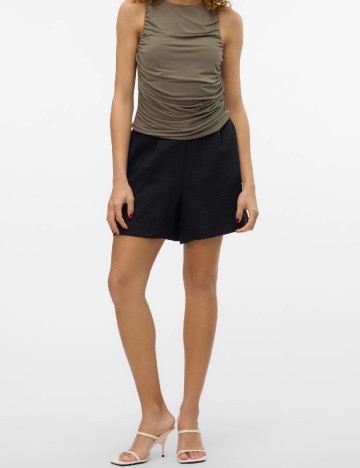 
						Pantaloni scurti Vero Moda, negru