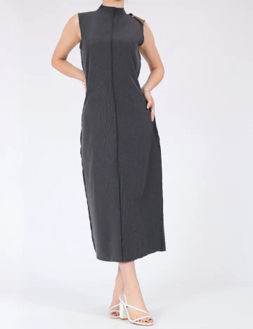 Rochie medie Jacqueline de Yong, gri Gri