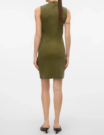 Rochie scurta Vero Moda, verde Roz