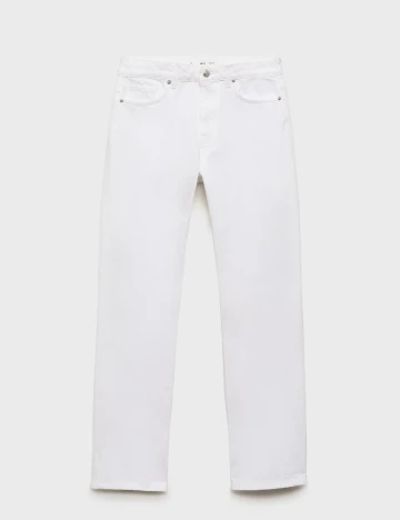 Blugi Mango, alb Alb