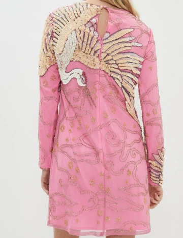 Rochie scurta Coast, roz Roz