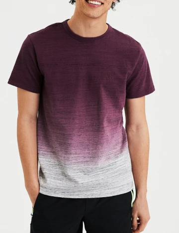 Tricou American Eagle, pruna Mov