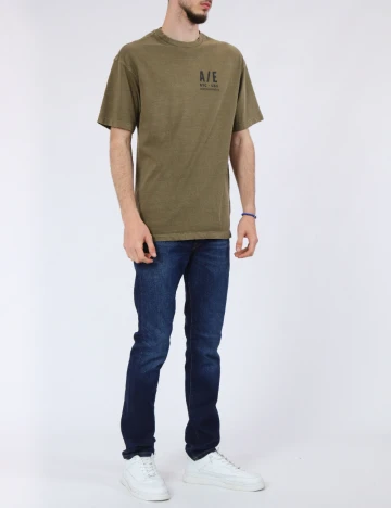 Tricou Oversize American Eagle, verde