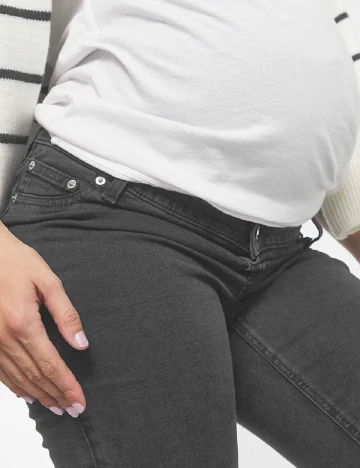 Blugi Asos Maternity, gri