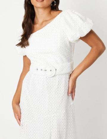 Rochie medie Coast, alb