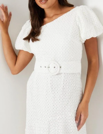 Rochie medie Coast, alb