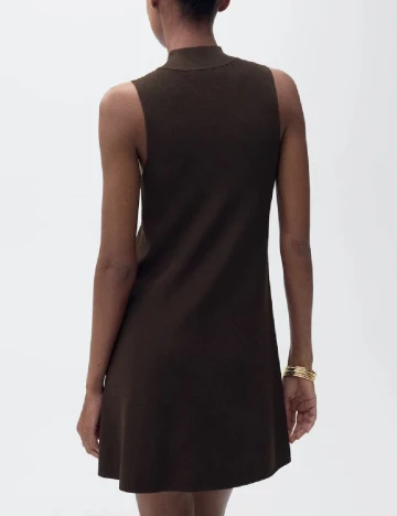 Rochie scurta Mango, maro