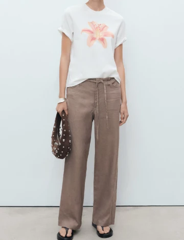 Tricou Mango, alb