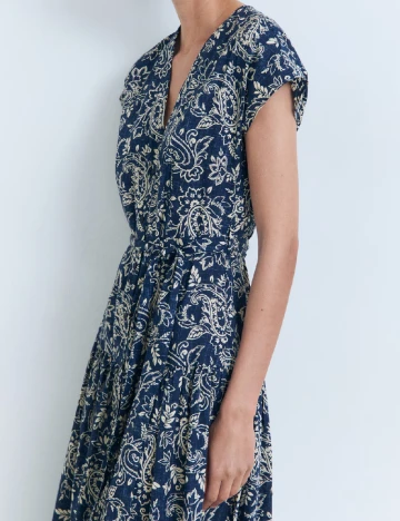 Rochie medie Mango, bleumarin