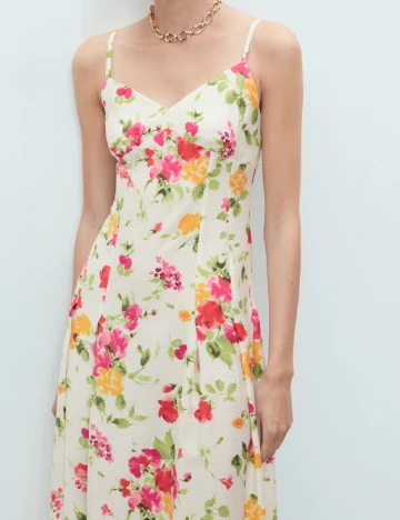 Rochie medie Mango, floral print