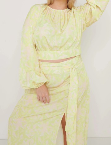 Fusta Pretty Lavish Curve, verde