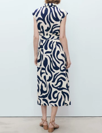Rochie medie Mango, bleumarin