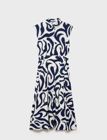 Rochie medie Mango, bleumarin