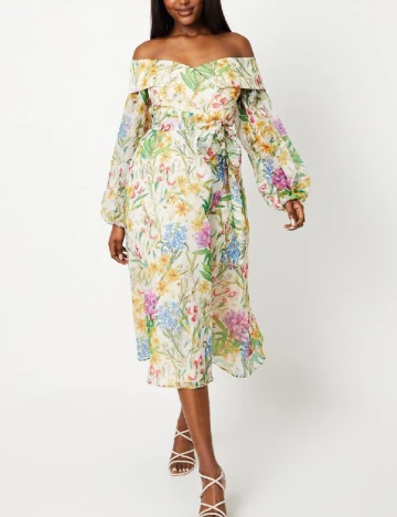 Rochie medie Coast, floral print Floral print