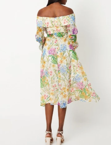 Rochie medie Coast, floral print Floral print