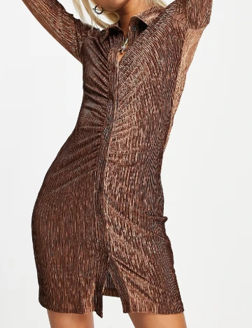 Rochie scurta DAISY STREET, maro Maro