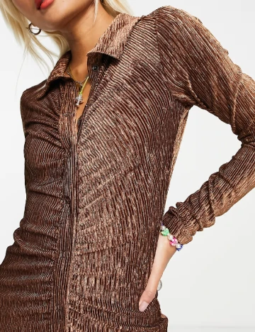Rochie scurta DAISY STREET, maro Maro