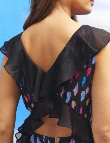 Rochie lunga Coast, negru
