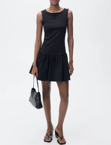 Rochie scurta Mango, negru