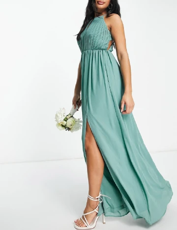 Rochie lunga TFNC London, turcoaz Albastru