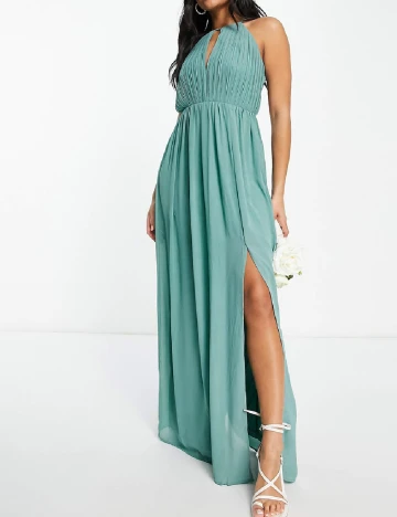 Rochie lunga TFNC London, turcoaz Albastru