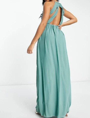 Rochie lunga TFNC London, turcoaz Albastru