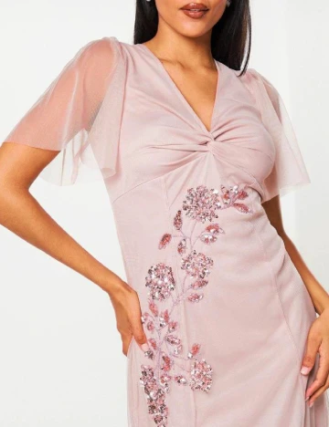 Rochie medie Coast, roz