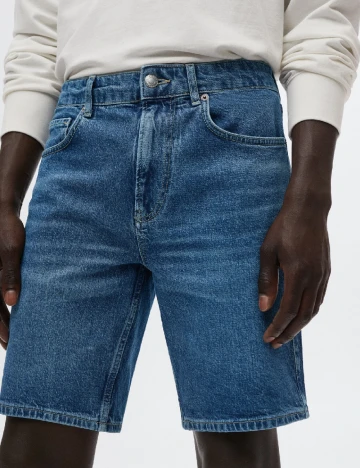 Pantaloni scurti Mango, albastru Albastru