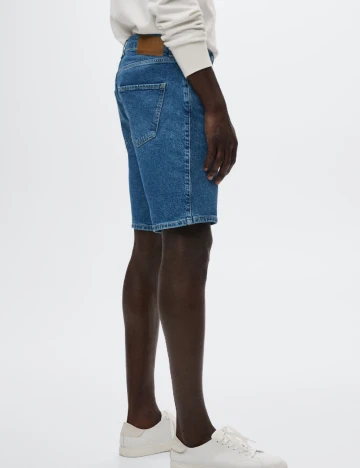 Pantaloni scurti Mango, albastru Albastru