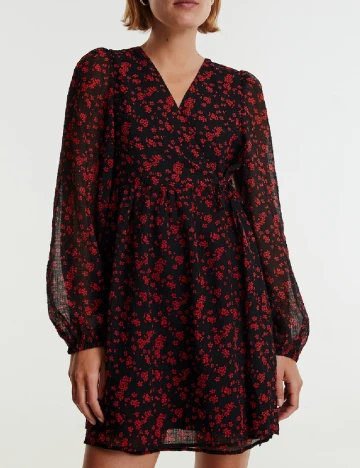 Rochie scurta Edited, negru Negru