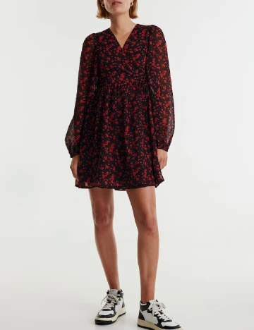 Rochie scurta Edited, negru Negru