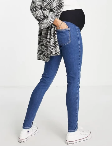 Blugi Top Shop Maternity, albastru